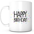 thumbnail image 1 of Happy Birthday Mug Gift For Women, Birthday Gift Men/Women, Coffee Mug Present Ideas Girl/Boy, Dad/Mom/Husband/Wife/Brother/Sister Birthday Present, His/Her Birthday Mug, Best Friend BFF B-day Gift, 1 of 6