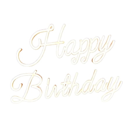 Happy Birthday Neon Sign - USB Powered LED Light for Party Decor & Nightlight