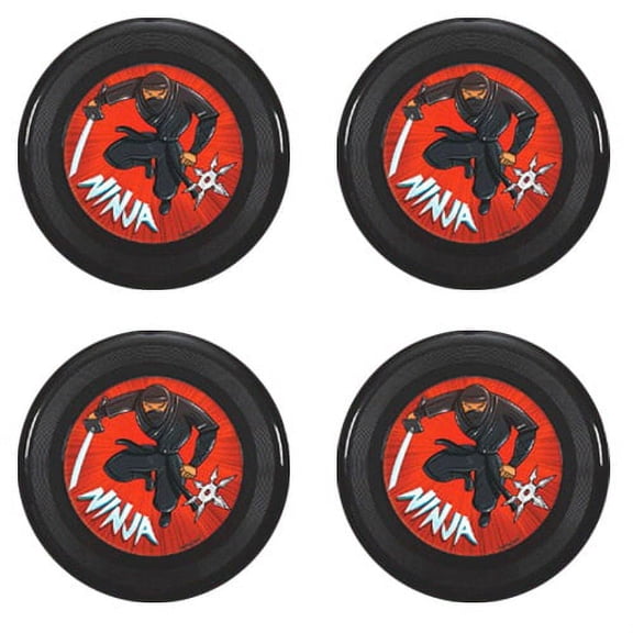 Happy Birthday 'Ninja' Mini Flying Discs / Favors (4ct)