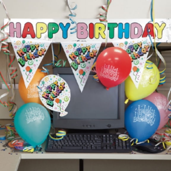 Happy Birthday Office Cubical Decorating Kit, 11pc