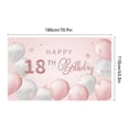 thumbnail image 1 of Happy Birthday Party Backdrop Banner - Wall Decorations Photography Background Party Supplies, 1 of 5