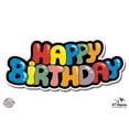 thumbnail image 1 of Happy Birthday Party Decoration Gift Decoration - 12" Vinyl Sticker Waterproof Decal, 1 of 1