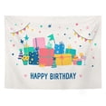 thumbnail image 1 of Happy Birthday Party Decorations Birthday Banner Backdrop Large Happy Birthday Yard Sign Background Birthday Party Indoor Outdoor Decorations Supplies Peach Skin Polyester Material, 1 of 2