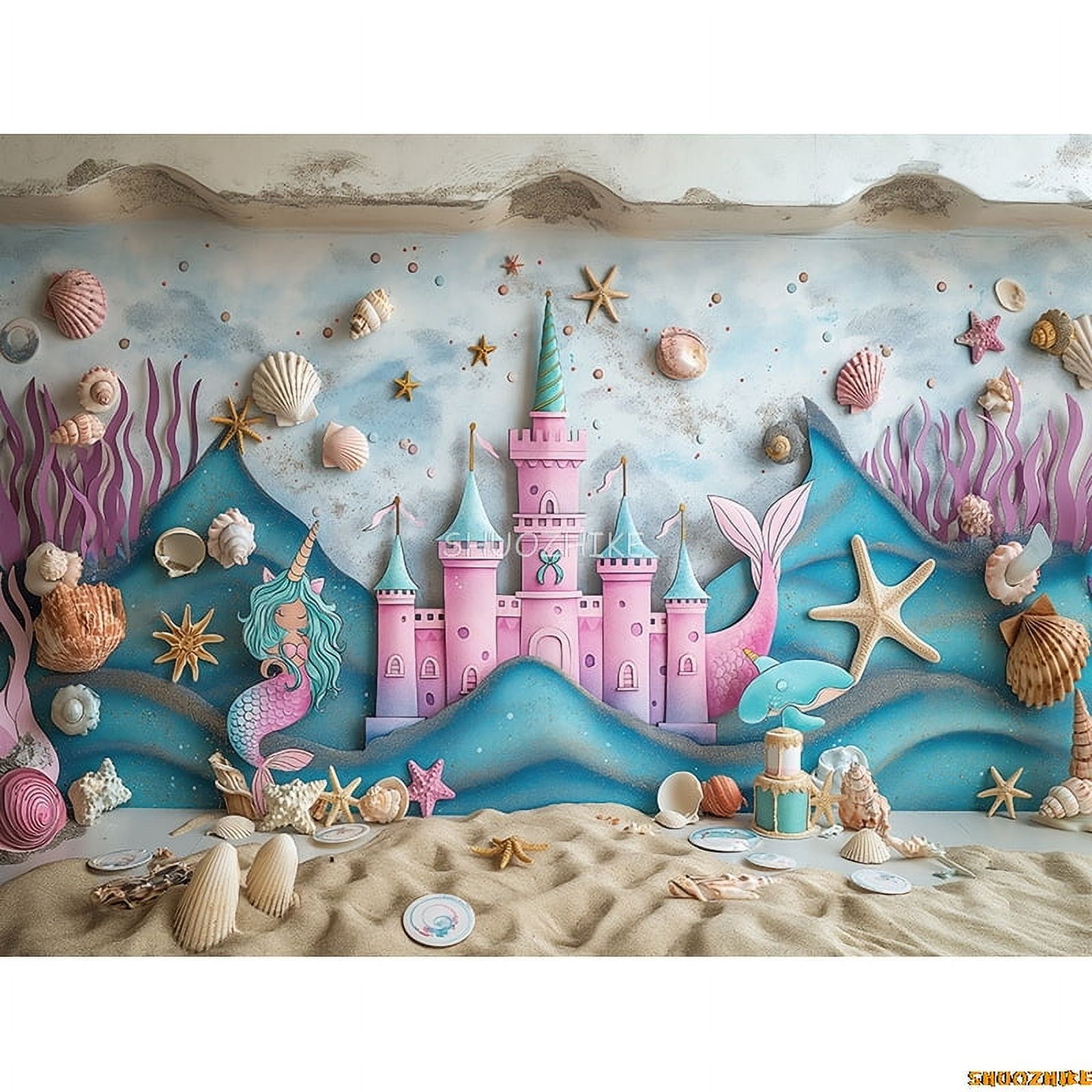 Happy Birthday Party Photography Backdrop Baby Shower Newborn Portrait ...