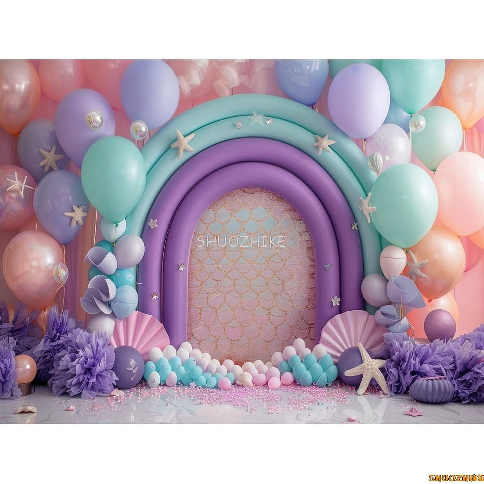 Happy Birthday Party Photography Backdrop Baby Shower Newborn Portrait ...