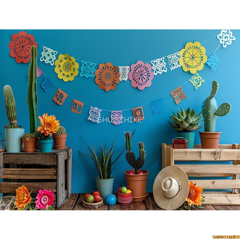 Aazon.co : Haoyiyi 8x6ft Colorful Flower Background Roantic 3D Cut...