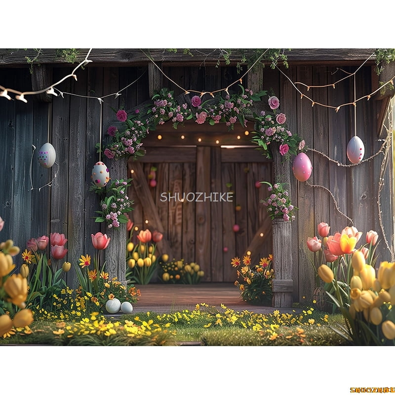 Happy Birthday Party Photography Backdrop Baby Shower Newborn Portrait ...