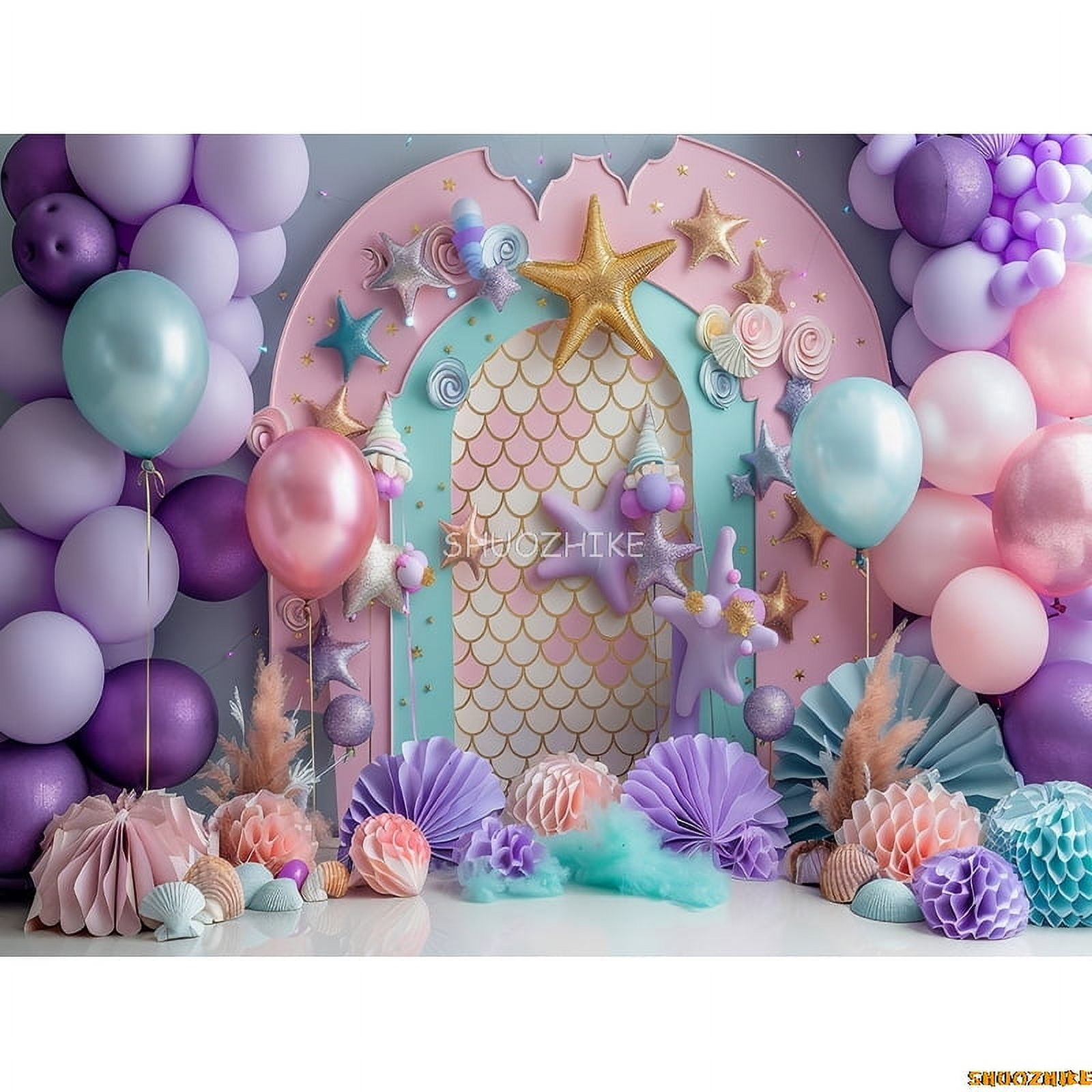Happy Birthday Party Photography Backdrop Baby Shower Newborn Portrait ...