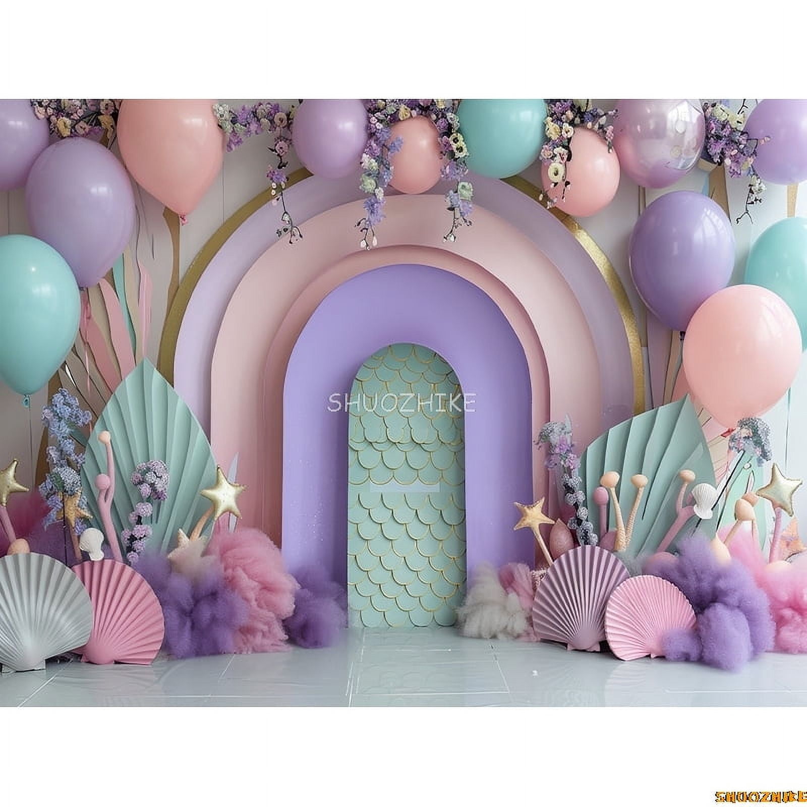 Happy Birthday Party Photography Backdrop Baby Shower Newborn Portrait ...