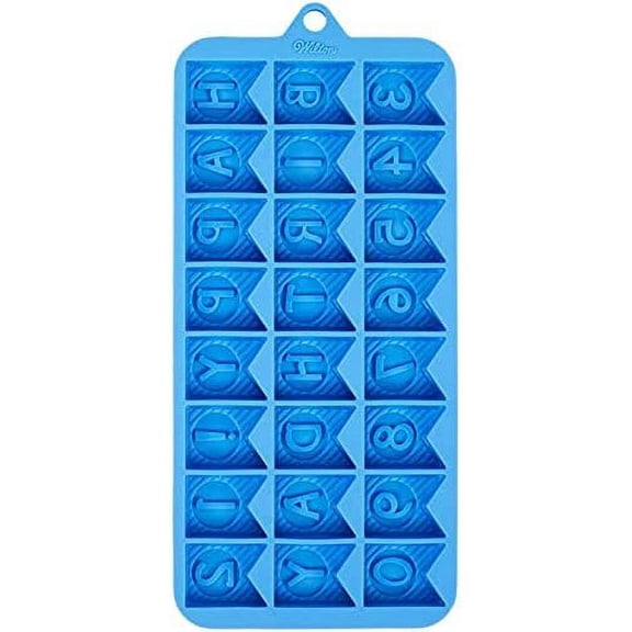 Happy Birthday Pennant Silicon Candy Mold