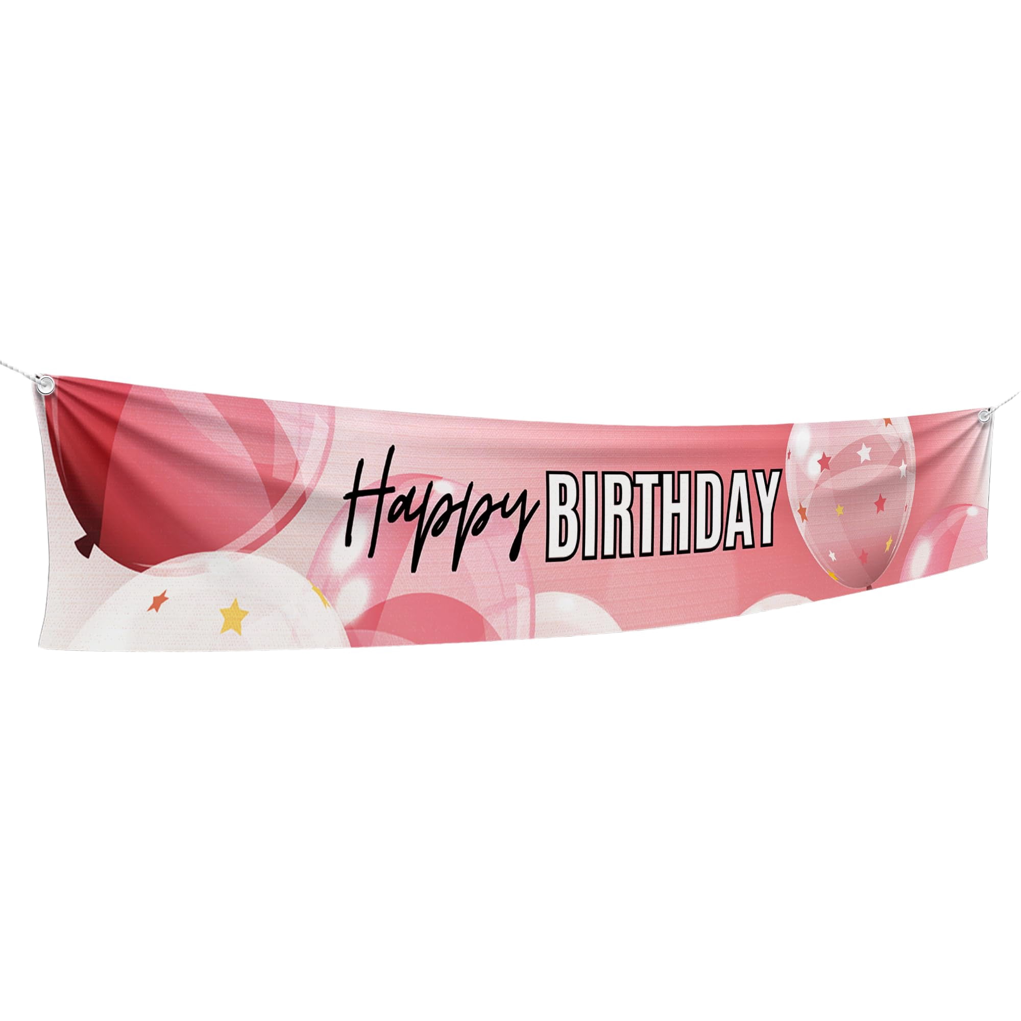 Personalized Party Banner - Diving Hippo Large Vinyl Banner With Grommets For Indoor Outdoor Decor - View #3