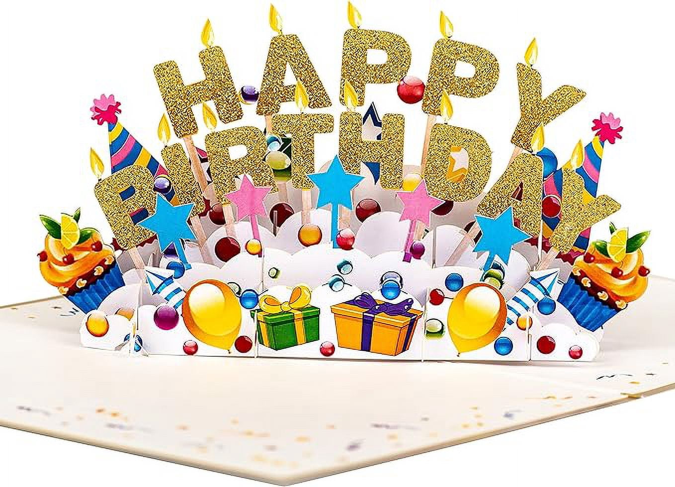 Happy Birthday Pop Up Card by DEVINE Popup Cards | 3D Birthday Card for ...
