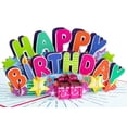 thumbnail image 1 of Happy Birthday Pop Up Card (Hot Pink), 1 of 5