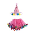 thumbnail image 1 of Happy Birthday Porch Goose Outfit Lawn Goose Clothes Hat and Tutu Collar Goose Outfits for 23" Cement/Plastic Porch Goose Outdoor Statue Patio Yard Lawn Decor, 1 of 6