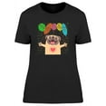thumbnail image 1 of Happy Birthday! Pug T-Shirt Women -Image by Shutterstock, Female Large, 1 of 2