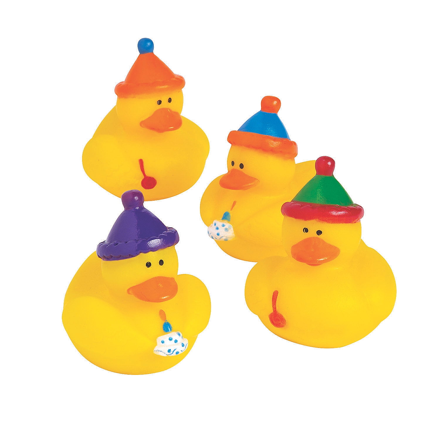 Happy Birthday Rubber Duckies Party Favors 12 Pieces