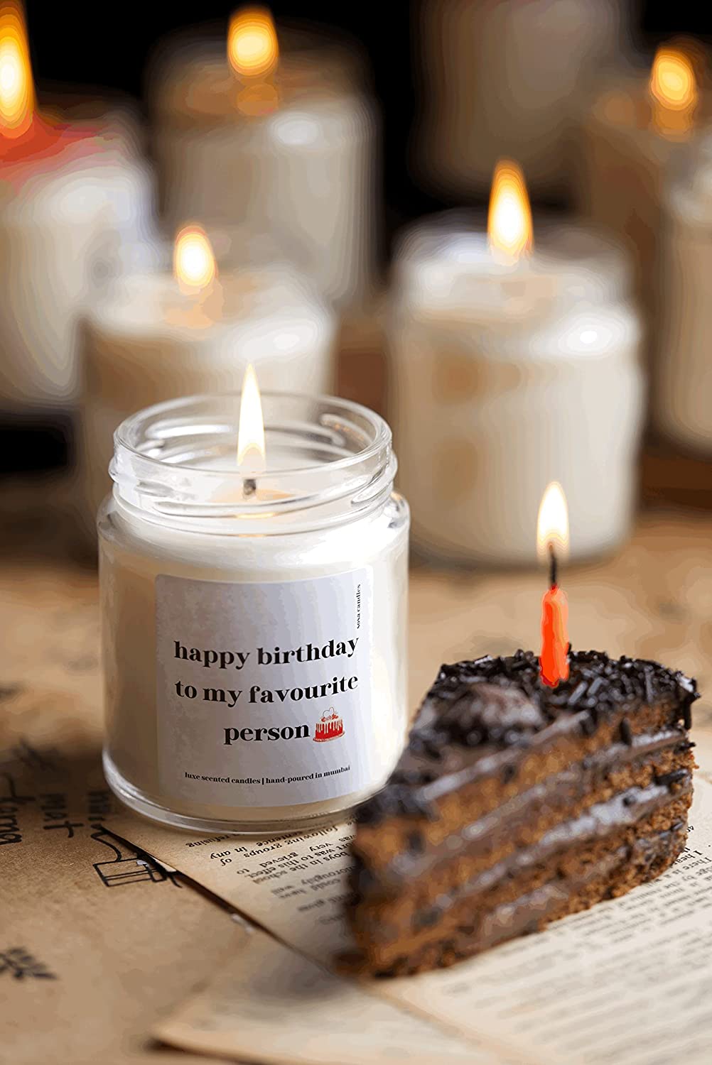 Happy Birthday Scented Candle Gifts For Women Wife Husband Boyfriend ...