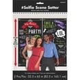 thumbnail image 1 of Happy Birthday 'Selfie Photo Booth' Wall Poster Decorating Kit (2pc), 1 of 2