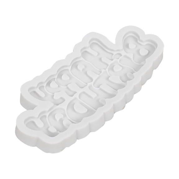 Happy Birthday Silicone Cake Chocolate Dessert Mold - Food Grade Flexible Silicone Material Non-Stick Easy Release Reusable Easy Clean Design - For Home Bakers, Birthday Party