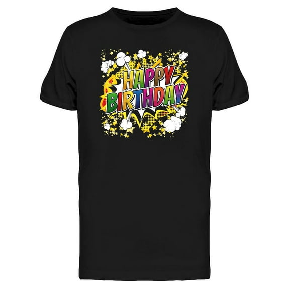 Happy Birthday Smack! T-Shirt Men -Image by Shutterstock, Male Medium