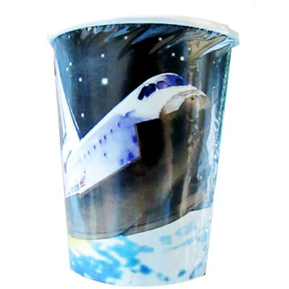 Happy Birthday 'Space Odyssey' 9oz Paper Cups (8ct)