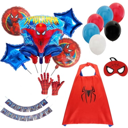 Spider Themed Birthday Party Decoration Kit 26 Pieces 30 x 25 in