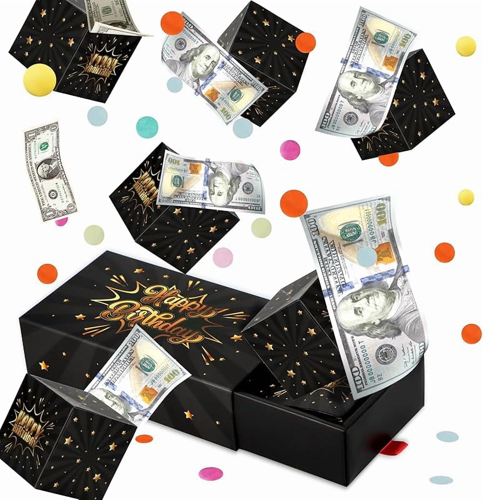 Happy Birthday Surprise Gift Box Explosion for Money - DIY Pop Out ...
