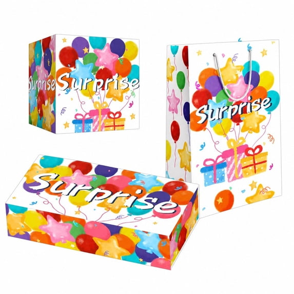 Happy Birthday Surprise Gift Box Explosion for Money, Pop-Out Explosion Gift Box with Bounce Money Holder and Confetti, Birthday Money Bank, Birthday Gifts for Women Men