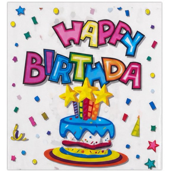 Happy Birthday Table Cover