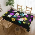 thumbnail image 1 of Happy Birthday Tablecloth Rectangle, Birthday Table Cloth for Home Party Dining Table Decor, Multi-Use Washable Bithday Gift Tablecloth, 1 of 6