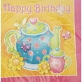 thumbnail image 1 of Happy Birthday 'Tea For You' Lunch Napkins HBD (16ct), 1 of 1