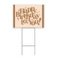 thumbnail image 1 of Happy Birthday To You (18" x 24") Yard Sign, Includes Metal Step Stake, 1 of 6