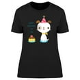 thumbnail image 1 of Happy Birthday To You Cute Dog T-Shirt Women -Image by Shutterstock, Female Large, 1 of 2