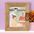 thumbnail image 1 of Happy Birthday Today Is Your Day Personalized Wooden Frame 8" x 10" Brown (Vertical), 1 of 1