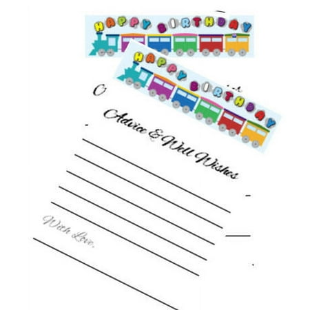 Happy Birthday-Train Advice Cards -40pk
