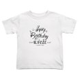 thumbnail image 1 of Happy Birthday Uncel! I Love You Funny Toddler T Shirts for Boys Girls (White, Youth XL), 1 of 5