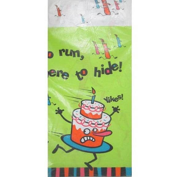 Happy Birthday 'We're Back!' Paper Table Cover (1ct)