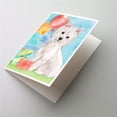 thumbnail image 1 of Happy Birthday Westie Greeting Cards & Envelopes - Pack of 8, 1 of 1