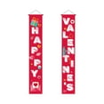 Happy Birthday Yard Banner with Small Flag Pole Mount Garden Flagpoles