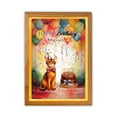 thumbnail image 1 of Happy Birthday to Abyssinian Kitten Party Balloons Cake Acrylic Plaque with Wood Photo Frame Box Cat Lover Kitten Owner Gifts Light Box - 00027, 1 of 5