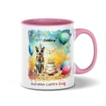 thumbnail image 1 of Happy Birthday to Australian Cattle Dog Kitten Party Balloons Cake 11oz Accent Two-tone Mug Heeler Lover Gifts Coffee Tea Cup - 00027, 1 of 5