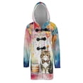 thumbnail image 1 of Happy Birthday to Exotic Shorthair Kitten Party Balloons Cake All Over Print 3D Hooded Duffle Toggle Coat Cat Lover Kitten Owner Gifts - 00027, 1 of 6