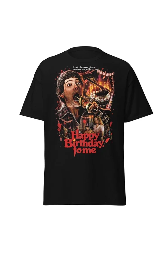 Happy Birthday to Me T-Shirt | Vintage 80s Horror Slasher Tee, Vintage Birthday Gift