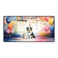 thumbnail image 1 of Happy Birthday to Miniature American Shepherd Kitten Party Balloons Cake Desk Mat Full Keyboard Mouse Pad MAS Dog Lover Gifts Large Mousepad - 00027, 1 of 5