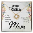 thumbnail image 1 of Happy Birthday to My Truly Amazing Mom Love Knot Necklace | To Mom, 1 of 6
