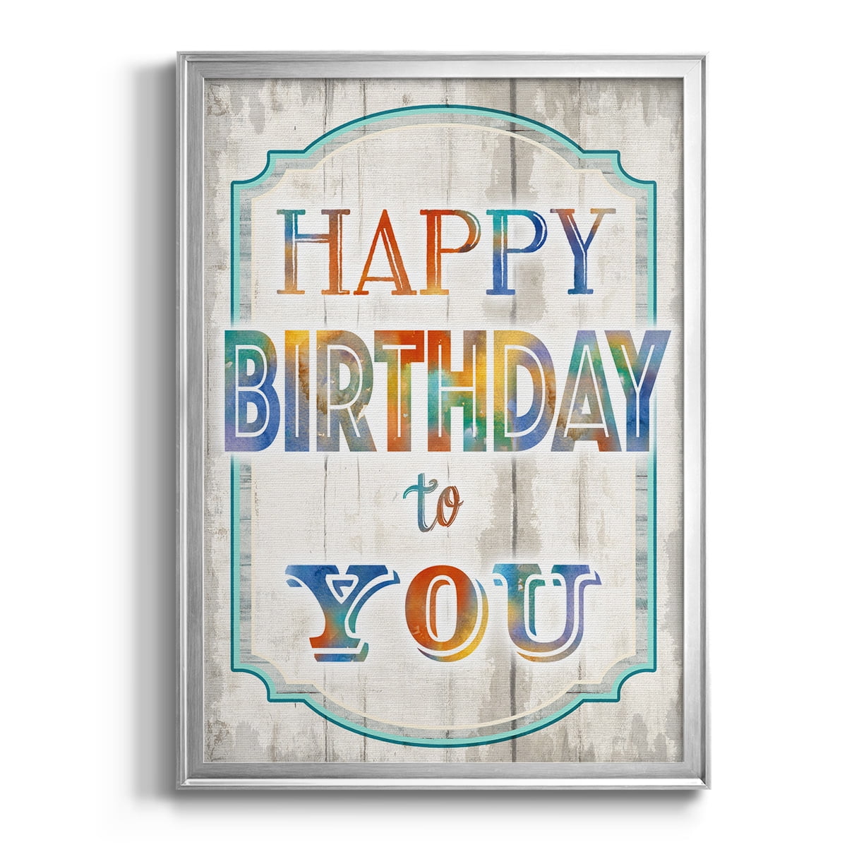 Happy Birthday to You Premium Framed Print - Ready to Hang