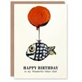 thumbnail image 1 of Happy Birthday to my Wonderful Other Half Fun Fish Fishing Angler Balloon Non Binary Gender Neutral Card, 1 of 3