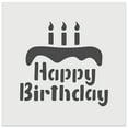 thumbnail image 1 of Happy Birthday with Cake DIY Cookie Wall Craft Stencil - 5.5 Inch, 1 of 5
