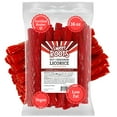 thumbnail image 1 of Happy Bites Hot Cinnamon Licorice Twists - JUMBO Size - Certified Kosher - Vegan - Gourmet - Low Fat - 1 Pound Bag (16 oz), 1 of 6