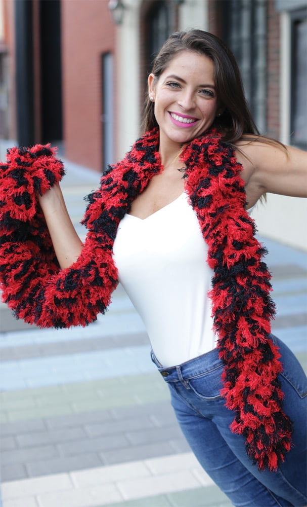 Happy Boa Super Featherless Black Red